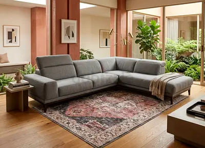 Natuzzi Italian L Shape Original Sofa Excellent Condition
