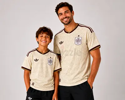 Spain Home and away jerseys for adults and kids