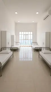 Executive Male Bedspace | Attached Washroom | All Inclusive | Near Al Hamra Mall Marjan Island