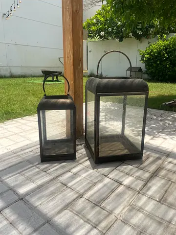 Outdoor candle holders must go now!!!