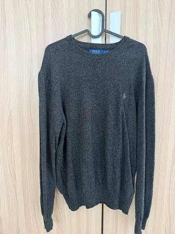 Dark grey long sleeve Polo Ralph Lauren sweater - men’s size (see details)