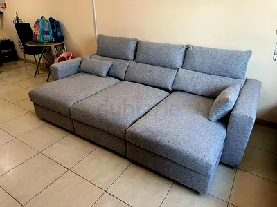 Like A New Condition High Quality ikea Eskilstuna L shape sofa bed with under storage