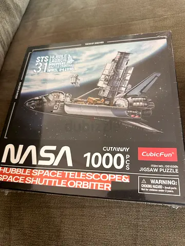 New NASA Space Shuttle Orbiter 1000-Piece Jigsaw Puzzle (CubeFun)