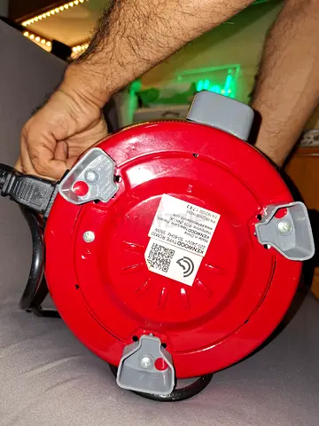 Compact red handheld vacuum cleaner - lightly used