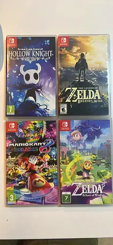 Nintendo Switch Games Bundle — 4 Original Games