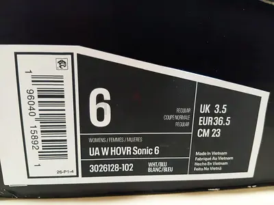 Under Armour UA W HOVR Sonic 6 Womens Running Shoes - Size UK 3.5 (EU 36.5)