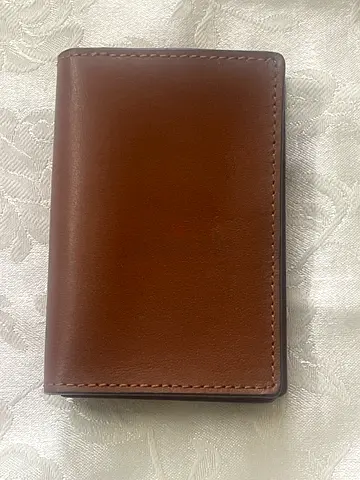 Brown Leather Bi-Fold Wallet, gently used
