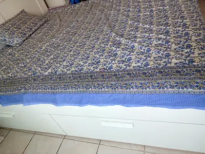 Ikea bed with storage and mattress