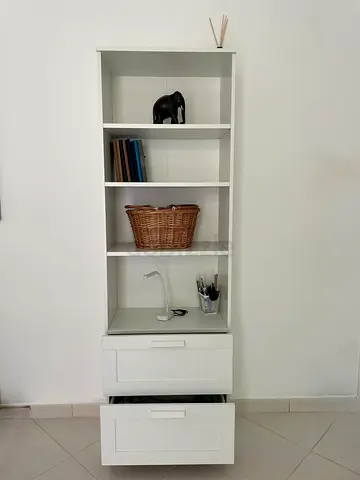 IKEA BRIMNES Bookcase, white, 60x190 cm