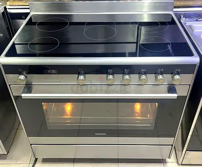 Siemens cooker electric 90by60cm 5 burnal latest model IQ 500 very good condition and everything