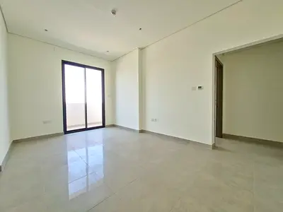 12 cheque payment Brand new 1bhk with balcony/ wardrobe outside aljada area
