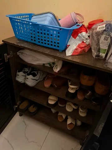 Wooden Shoe Rack / Small Cabinet in Good Condition
