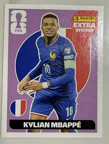 Panini FIFA Extra Sticker - Kylian Mbappé (Single Sticker)