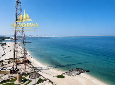 Private Beach || Luxurious 2BR + Maids Room ||| Beach View || Chiller Free || All Amenities Free