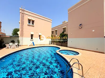 Quality villa 4 master bedroom one bed room ground floor shared pool for rent 150k