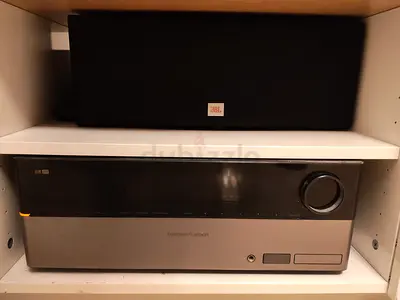 Harman/Kardon AV Receiver with JBL Center and pillar  and sub — Good Working Condition