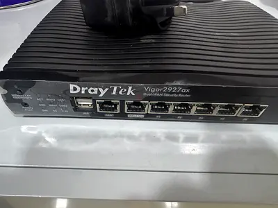 DrayTek Vigor2927ax Dual-WAN Security Router - Used, Working