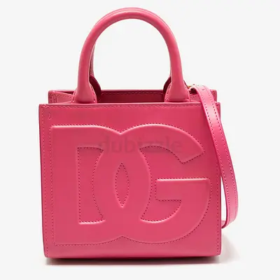 Authentic Dolce  Gabbana DG Daily Mini Pink Leather Tote