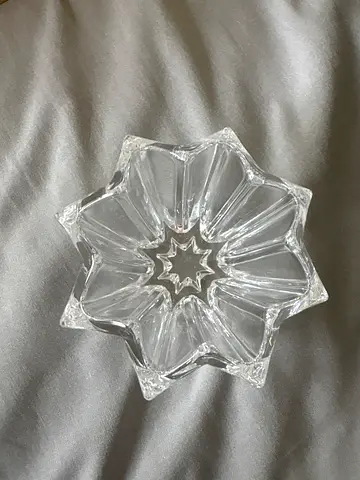 Star Shaped Glass Bowl