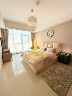 Luxurious and elegant one-bedroom apartment, fully furnished with brand new, high-end furniture, wit