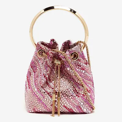 Authentic  Saint Laurent sharpens statement handbag styling through this LE 5 À 7 Bea tote crafted f