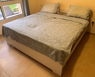 Ikea Double Bed with Chiropractor Mattresses