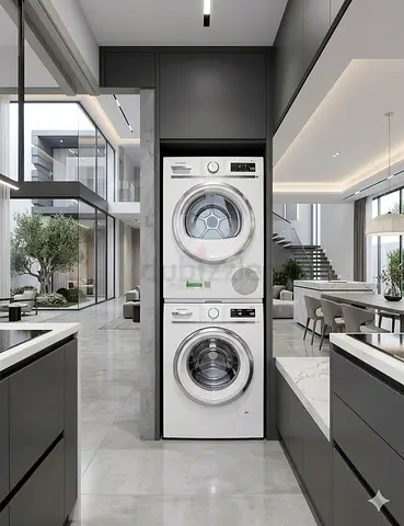 Siemens iq700 Stacked washer and dryer set - good condition 9kg with WiFi model freestanding