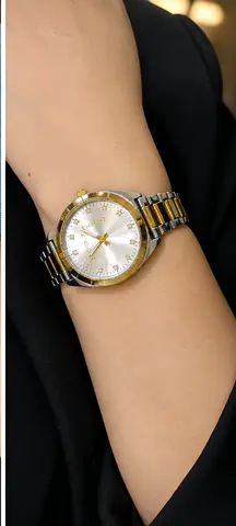 Classic Two-Tone Womens Wristwatch - Good Condition