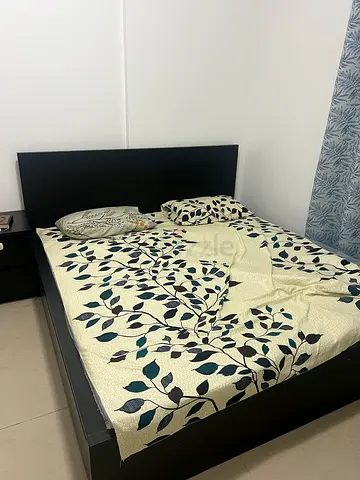 Master Bedroom with attached washroom near by Dubai sharjah border looking for kerala muslim couples
