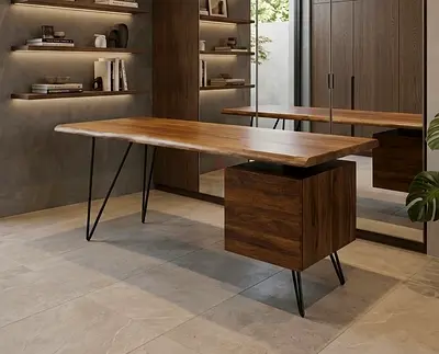 Marina home wooden study desk