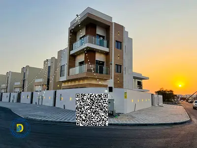 فيلا زاويا 5غرف نوم وروف  شامل كهرباء ومياه و رسوم التسجيل