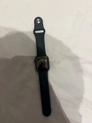 Apple Watch Series (black) with silicone band - good working condition