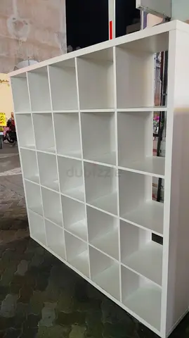 White 25-Cube IKEA-style Room Divider / Bookcase - Good Condition