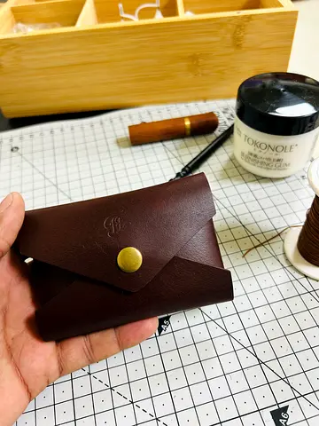 Handmade Stitchless Leather Wallet