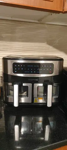 Geepas 9L Dual Basket Air Fryer with Vortex – Family-Sized 10-in-1