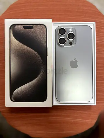 iPhone 15 Pro Max Natural Titanium - HK Dual sim with Original Box Excellent Condition