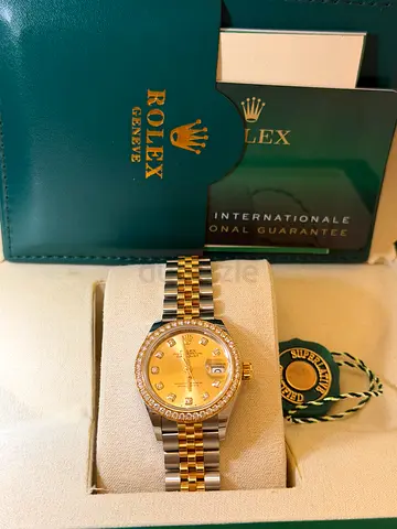 Rolex Datejust Ladies Two-Tone Diamond Bezel and Dial - Complete Set