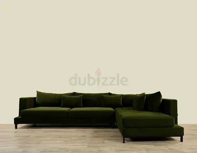 Elegant beautiful dark green 4 seater Sofa