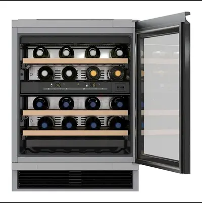 Miele Built-in Wine Cooler Refrigerator - 12 Bottle, Glass Door
