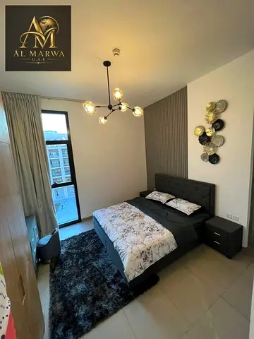 Fully Furnished 1BHK Apartment in Al Mamsha Sharjah | Modern Gated Community Living | Spacious Layout with Stylish Interiors | Bright Living Space with Built-in Wardrobes | Premium Amenities Including