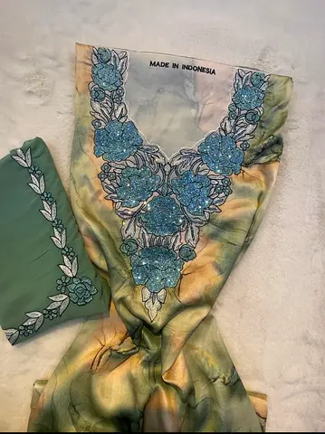 Unstitched Mukhawar Indonesian silk