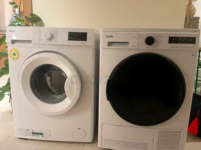 Vestel front-load washing machine and condenser dryer - set, good condition