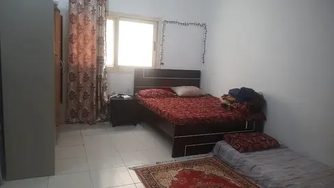 Full Furnished room with attached Washroom available for family @ AED 1800
