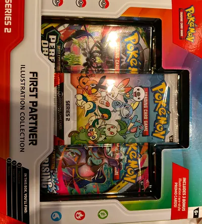 Pokémon TCG First Partner Illustration Collection - Sealed Booster Pack Set (Series 2)