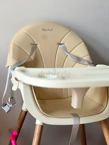 Nurtrü high chair with removable tray - beige