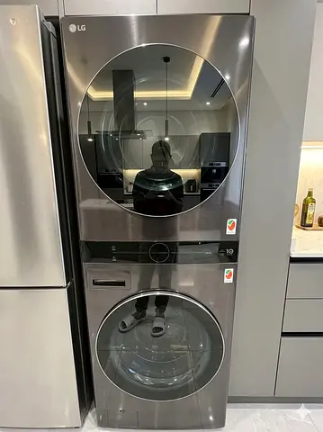 LG latest model 19 kg washer and 16 kg dryer combines washing machine withbdryer towertype