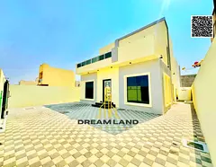 New villa for sale, including registration and ownership fees, near Sheikh Mohammed Bin Zayed Road.