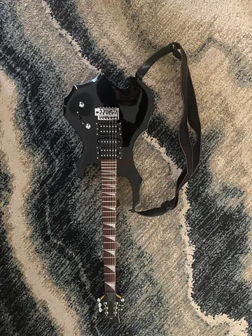 Steiner ST-EG-D02 - Black Electric Guitar