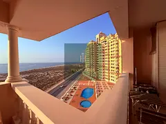 Luxury 1BR | Fully Furnished & Upgraded | Sea View