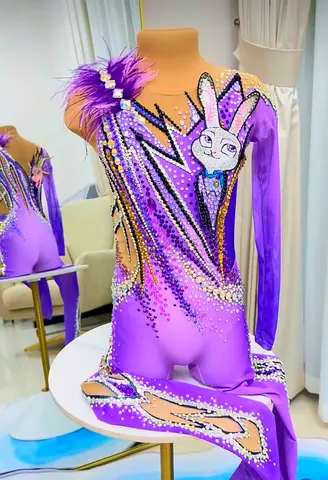 Rhythmic gymnastics leotard unitard